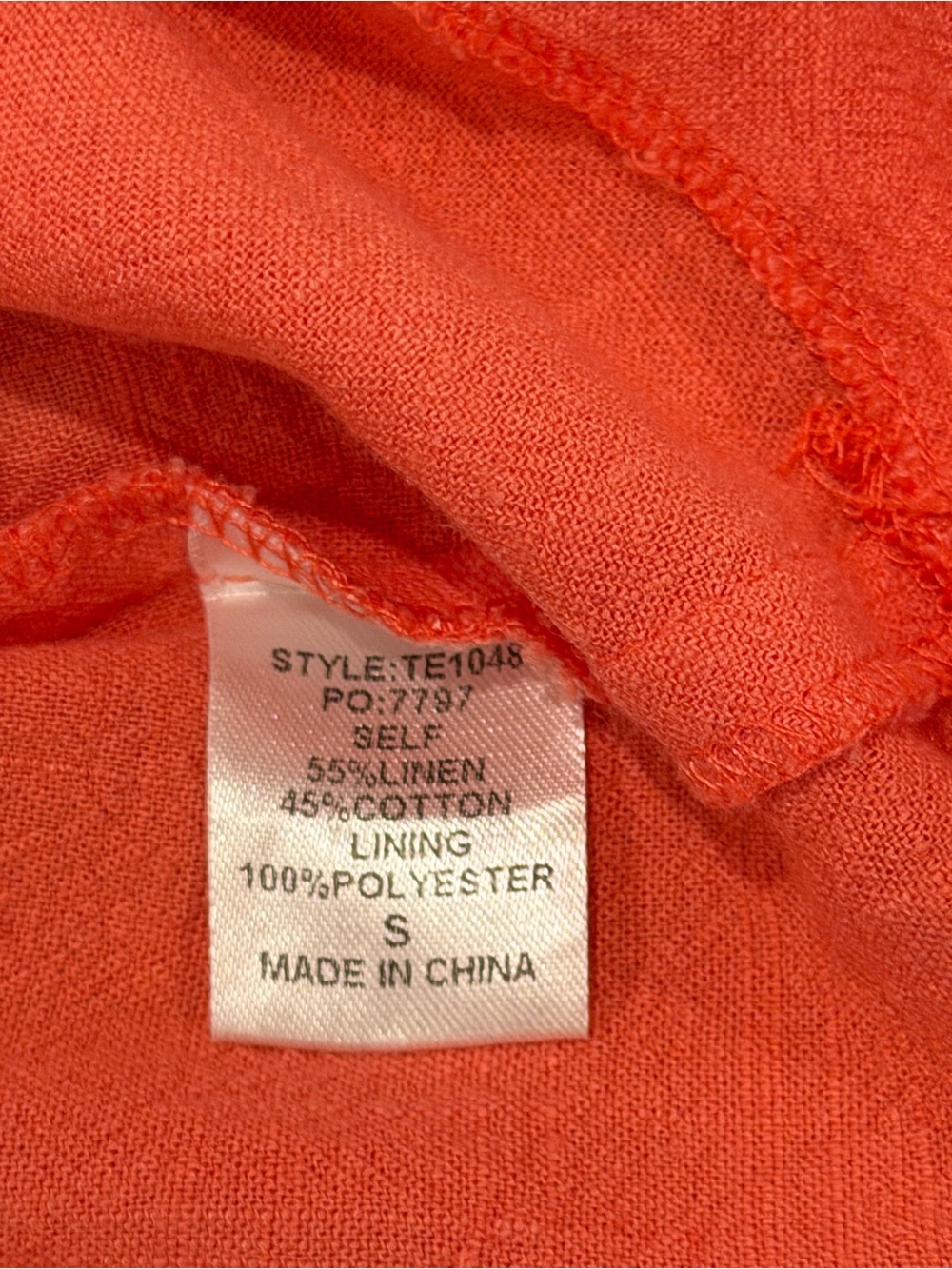 G&G Coral V-Neck Ruffle Sleeve Blouse - Picture 6 of 6